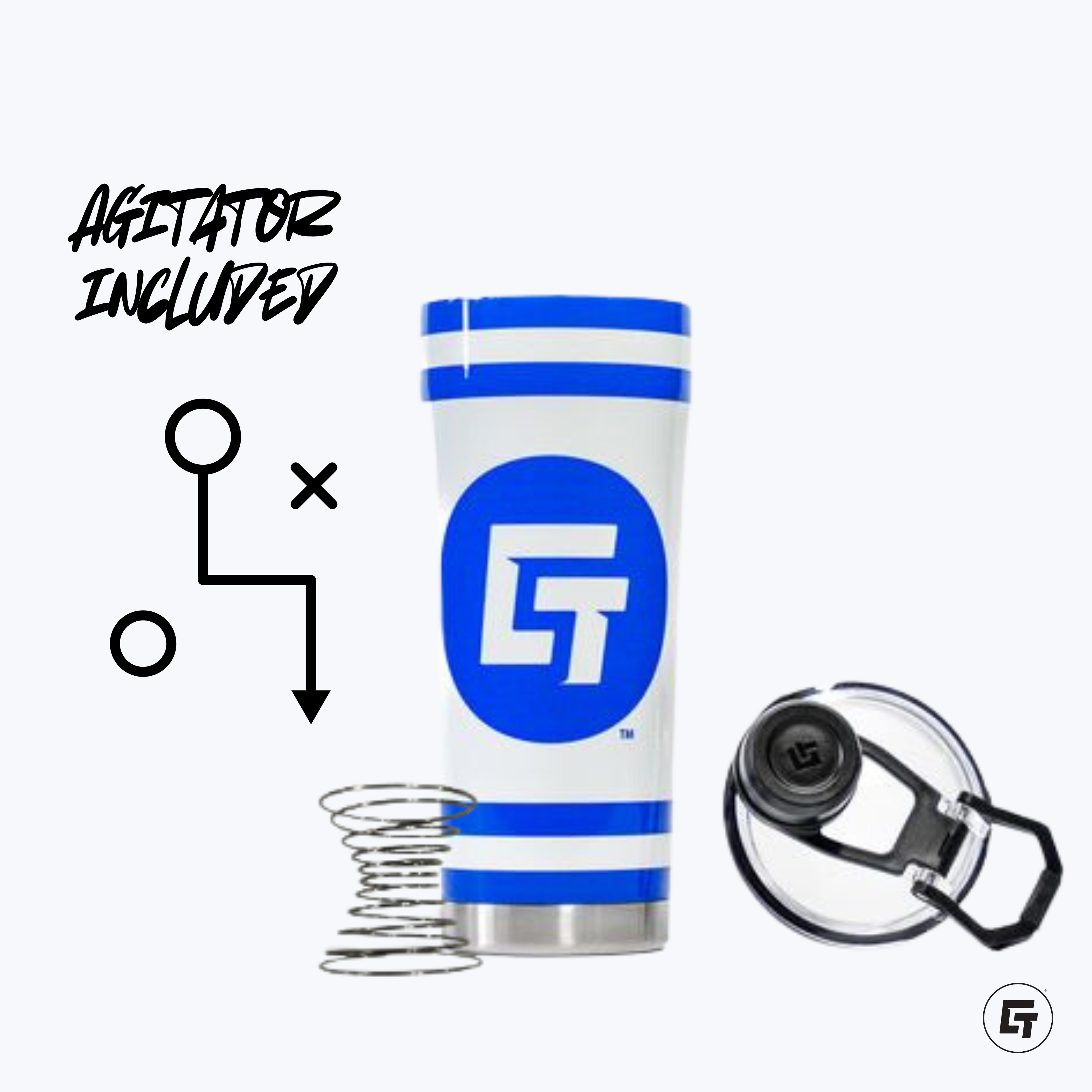 Vegas High Rollers - Black Shaker Bottle