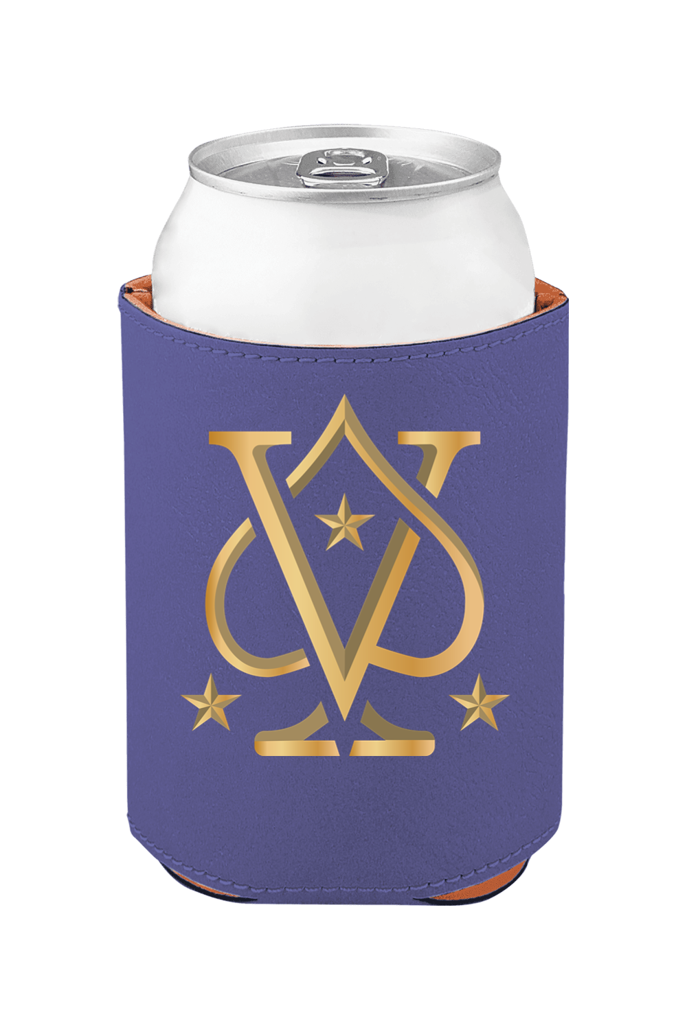 Vegas High Rollers - 3 3/4" Laserable Leatherette Beverage Holder