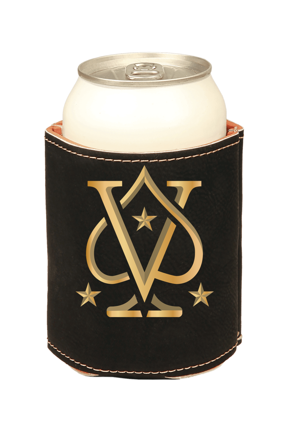 Vegas High Rollers - 3 3/4" Laserable Leatherette Beverage Holder