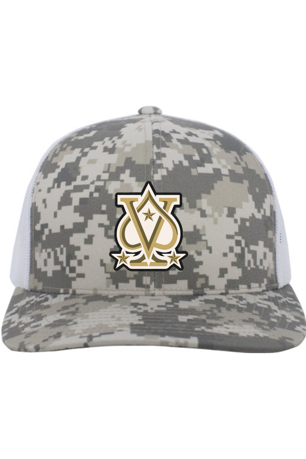 Vegas High Rollers - Pacific Headwear Camo Snapback Trucker Cap