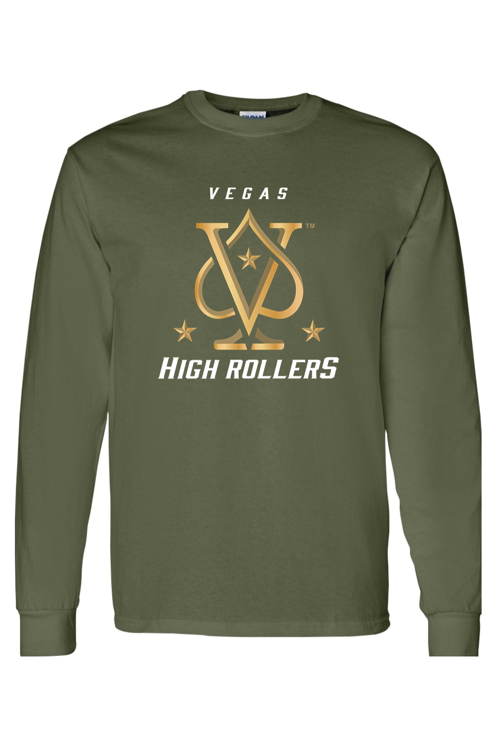 Vegas High Rollers - Gildan Heavy Cotton Long Sleeve T-Shirt