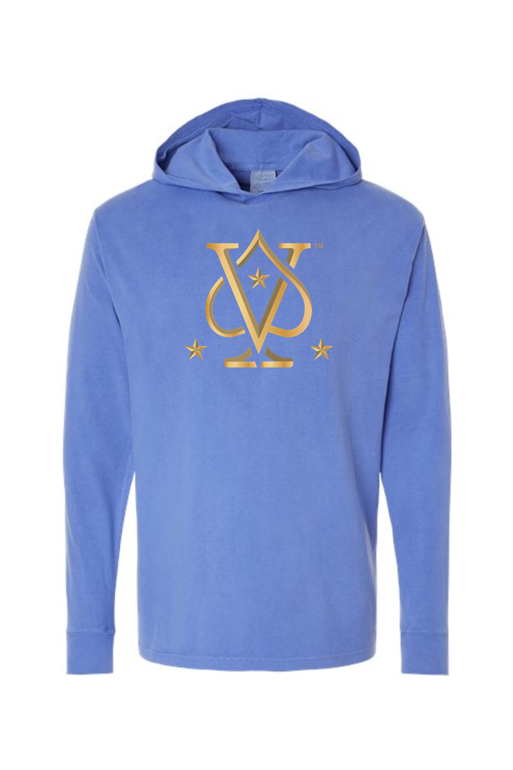 Vegas High Rollers - ComfortWash by Hanes Garment-Dyed Jersey Hooded Long Sleeve T-Shirt