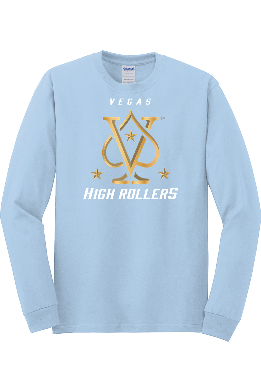 Vegas High Rollers - Gildan Heavy Cotton Long Sleeve T-Shirt