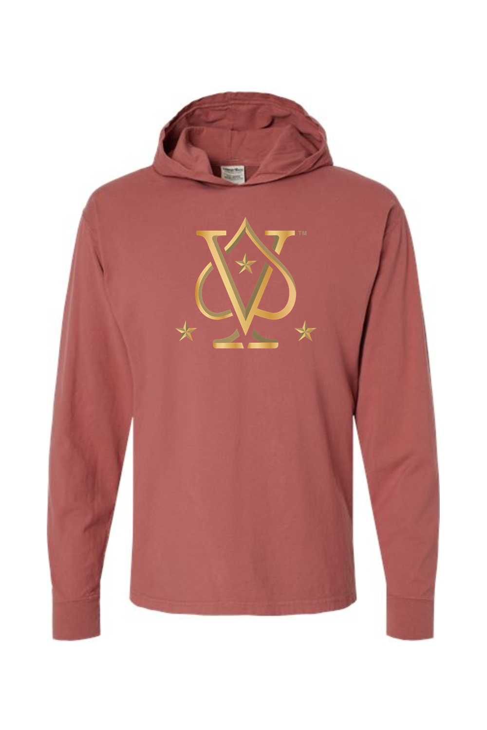 Vegas High Rollers - ComfortWash by Hanes Garment-Dyed Jersey Hooded Long Sleeve T-Shirt