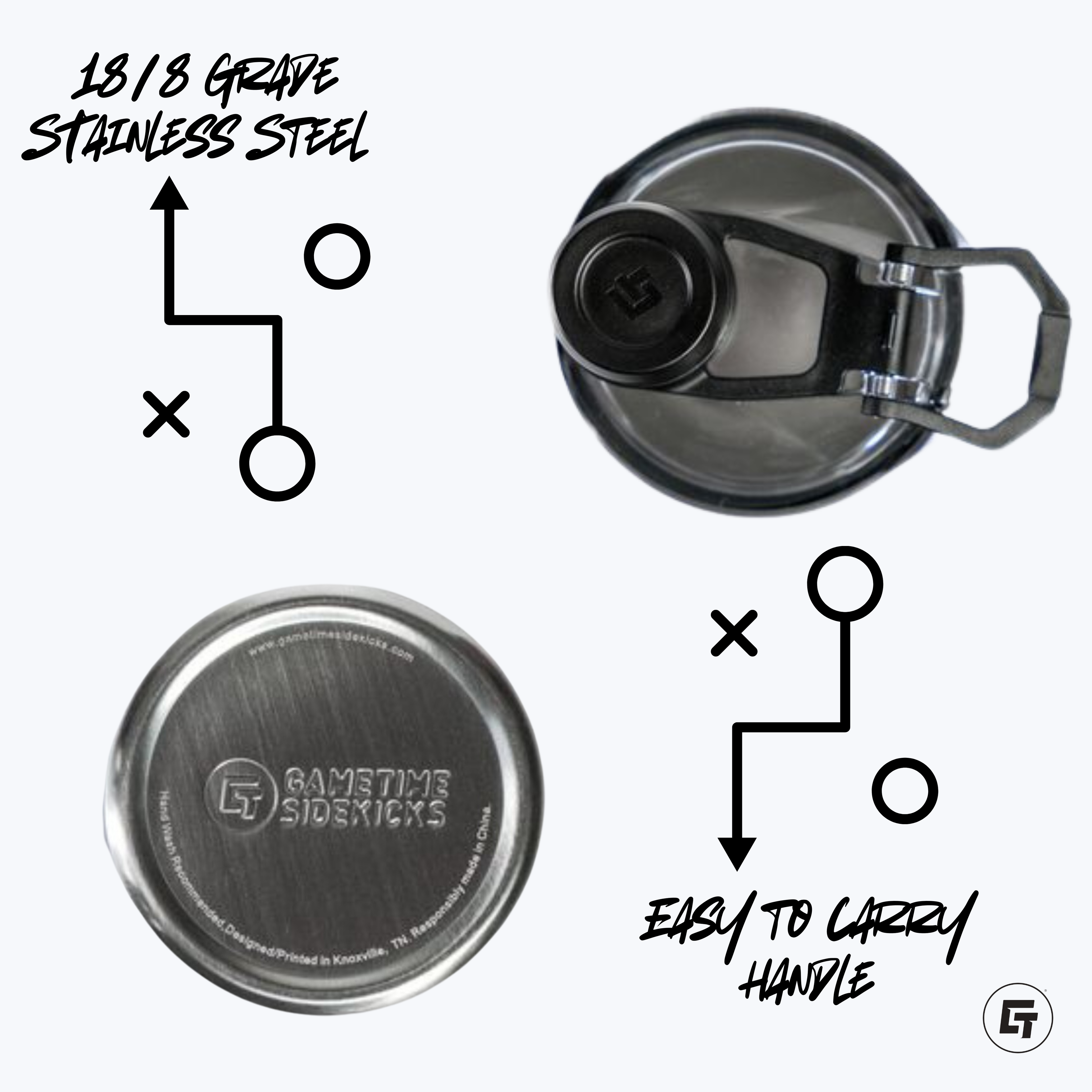 Vegas High Rollers - Black Shaker Bottle