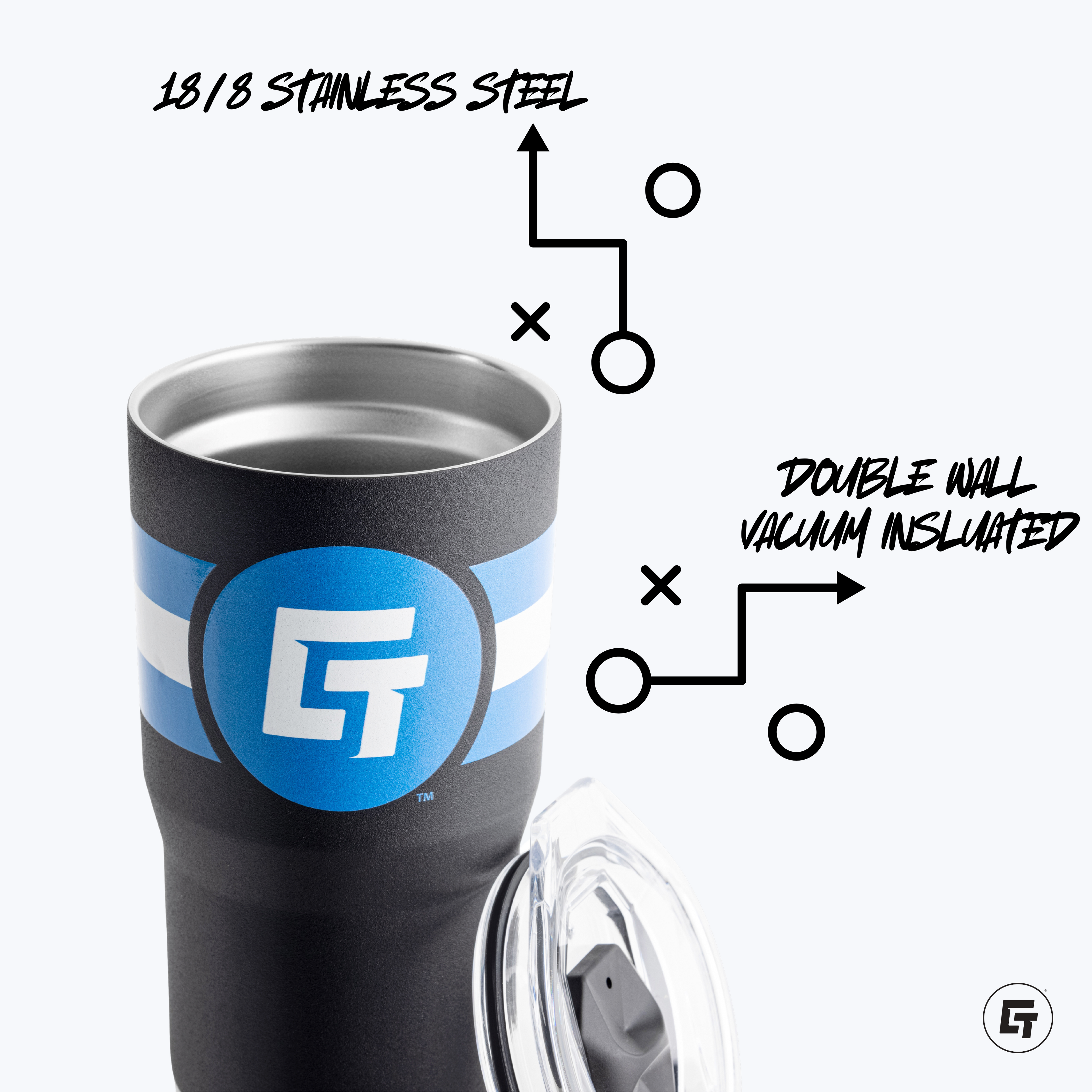 Vegas High Rollers - 20oz Black Tumbler