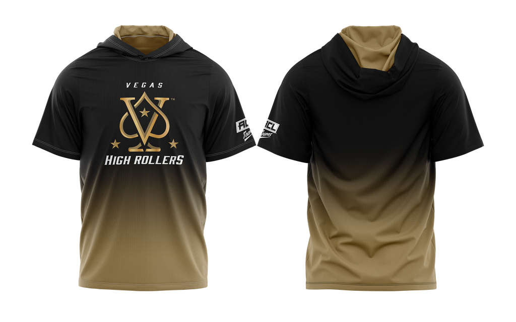 AUTHENTIC ACL PRO HIGH ROLLERS "FAN GEAR" 2026- SHORT SLEEVE HOODIE